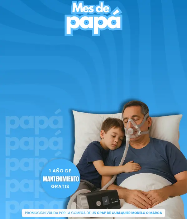 ¡Compra tu CPAP y dale a papá el cuidado que merece!