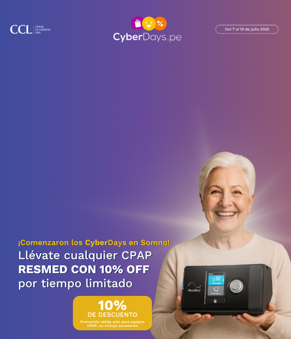 Comenzaron los CyberDarys en Somno ¡Descuentos en CPAPs y más!