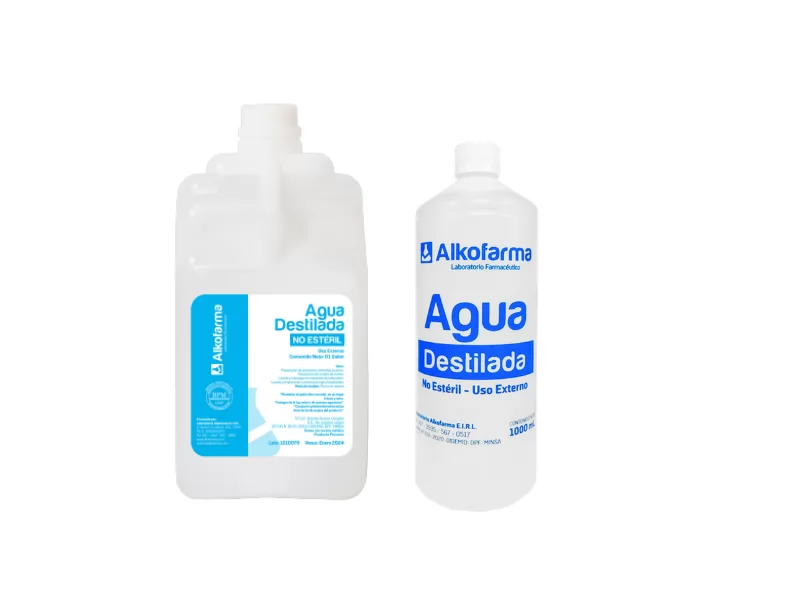 Agua destilada Alkofarma